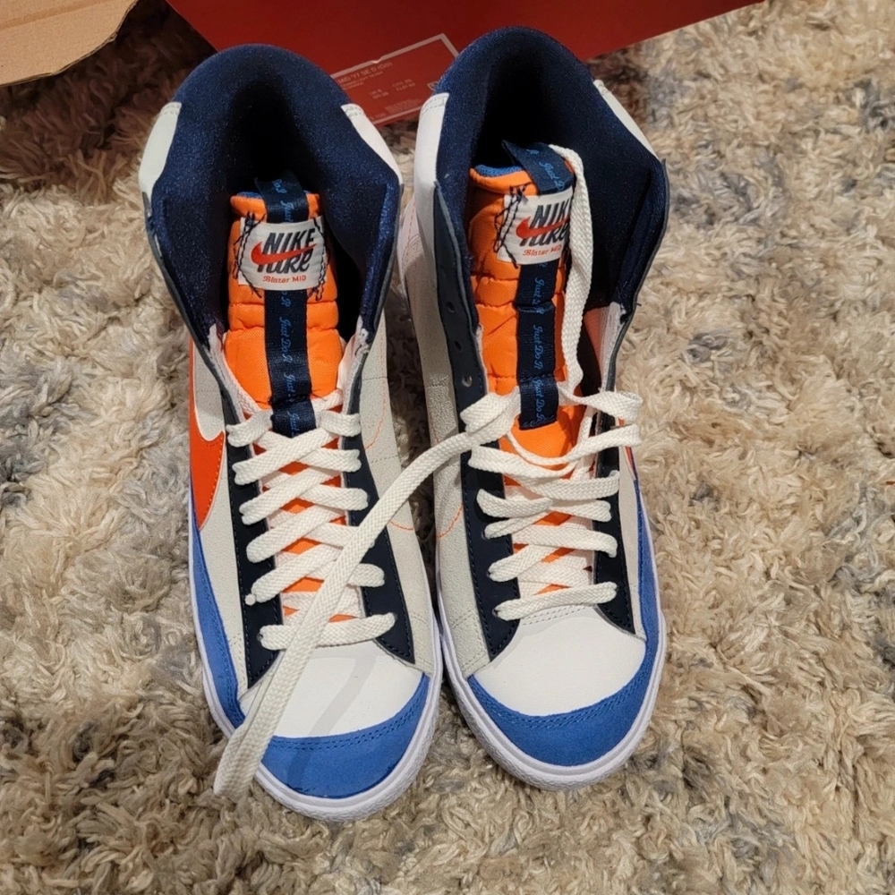 Nike Kids Sneakers - Blue, Orange, White